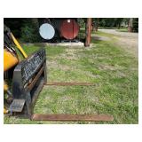 Fork Attachment w Heavy Duty Steel Frame & Long Fork Lines