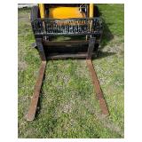 Fork Attachment w Heavy Duty Steel Frame & Long Fork Lines