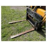 Fork Attachment w Heavy Duty Steel Frame & Long Fork Lines