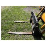 Fork Attachment w Heavy Duty Steel Frame & Long Fork Lines
