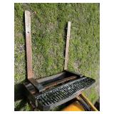 Fork Attachment w Heavy Duty Steel Frame & Long Fork Lines
