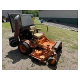SCAG Turf Tiger SMT-61 Zero Turn Mower With Collection System - 4416 Hours - see photos for additional parts that are included