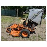 SCAG Turf Tiger SMT-61 Zero Turn Mower With Collection System - 4416 Hours - see photos for additional parts that are included