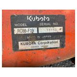 Kubota GF1800 Diesel 4 Wheel Drive Mower With RC60-F19 Deck - 1198 Hours