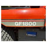 Kubota GF1800 Diesel 4 Wheel Drive Mower With RC60-F19 Deck - 1198 Hours