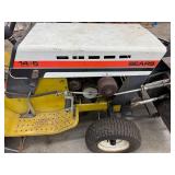 Sears 14/6 Garden Tractor With Snowblower Attachment - items in background of tractor not inc