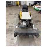 Sears 14/6 Garden Tractor With Snowblower Attachment - items in background of tractor not inc