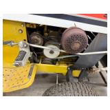 Sears 14/6 Garden Tractor With Snowblower Attachment - items in background of tractor not inc