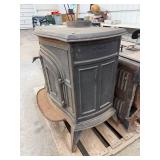Vintage Olympic Crest Wood Stove