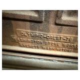 Vintage Olympic Crest Wood Stove