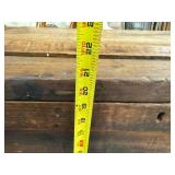 Vintage Wooden Storage Trunk With Interior Compartments