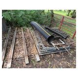Mixed Metal Scrap Lot - Gates, Pipe, Grating & Corrugated Culverts