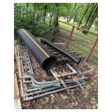 Mixed Metal Scrap Lot - Gates, Pipe, Grating & Corrugated Culverts