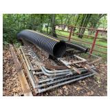 Mixed Metal Scrap Lot - Gates, Pipe, Grating & Corrugated Culverts