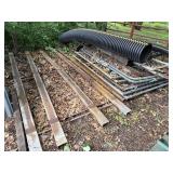 Mixed Metal Scrap Lot - Gates, Pipe, Grating & Corrugated Culverts