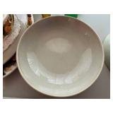 Mixed Lot: Jcpenney Home Collection Platter & Large Bowls, Table Tops Gallery & Glass Decor