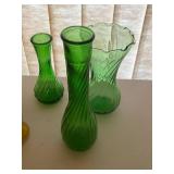 Mixed Lot: Jcpenney Home Collection Platter & Large Bowls, Table Tops Gallery & Glass Decor