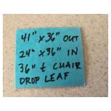 Dining Table Set With 4 Chairs Drop Leaf