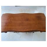 Vintage Stanley Drop Leaf Table w Cabinet & Box of Recipe Magazines and Books