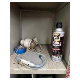 Industrial Parts Mixed Lot in Metal Storage Cabinet - content quantities unverified