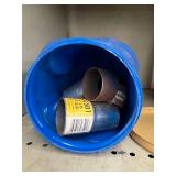 Industrial Parts Mixed Lot in Metal Storage Cabinet - content quantities unverified