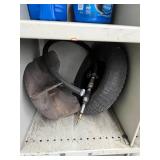 Industrial Parts Mixed Lot in Metal Storage Cabinet - content quantities unverified