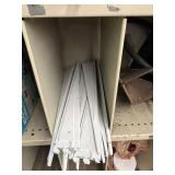 Industrial Parts Mixed Lot in Metal Storage Cabinet - content quantities unverified