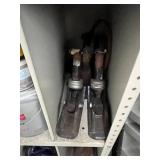 Industrial Parts Mixed Lot in Metal Storage Cabinet - content quantities unverified