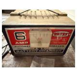 Tru-Test Battery Charger & Steel Shop Cart Mixed Lot