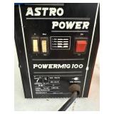 Astro Power Powermig 100 MIG Welder With Gas Cylinder & Cables