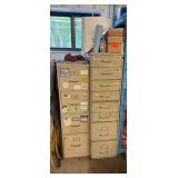Metal Filing Cabinets Filled With Hardware Mixed Lot