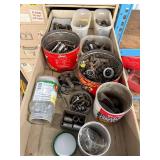 Metal Filing Cabinets Filled With Hardware Mixed Lot