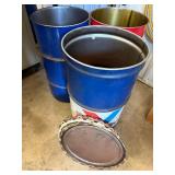 Valvoline Steel Drums (Lot of 3)