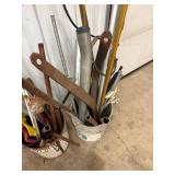 Mixed Lot of Garden and Shop Tools