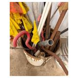 Mixed Lot of Garden and Shop Tools