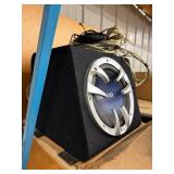 Kenwood KSC-WD250 Powered Subwoofer & Hitch Receiver Mixed Lot