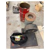 Garage Items Inc Trash Bin, Kneeling Pad, Battery Jumper Cables & Much More!