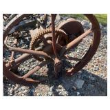 Antique Farm Implements Pair - Horse-Drawn Agricultural Machinery