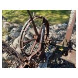 Antique Farm Implements Pair - Horse-Drawn Agricultural Machinery