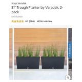 Veradek Planter Troughs 2 Pack (First pic is stock photo)
