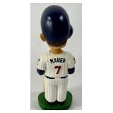 Joe Mauer 2007 AL Batting Champ Green Base Hormel Bobblegead Minnesota Twins Baseball - In Box