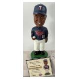 Delmon Young Northwest Airlines Green Base 2008 Minnesota Twins Baseball Bobblehead - In Box w/ Card