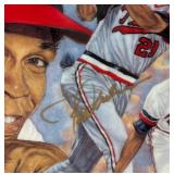 Rod Carew Autographed Limited Edition 1991 Gartlan USA MLB Plate 'Hitting for the Hall' Minnesota Twins Baseball