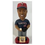 Torii Hunter Red Base 2003 ALCD Champions Minnesota Twins Baseball Bobblehead - In Box