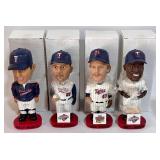 2007 Minnesota Twins Season Ticket Holder Bobblehead Set - Martin, Radke, Morris, Hunter - New in Boxes