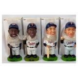 2001 Minnesota Twins Season Ticket Holder Bobblehead Set - Puckett, Oliva, Hrbek, Killebrew- New in Boxes