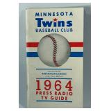 1964 Minnestoa Twins Vintage Baseball Media Guide - Beautiful Condition!