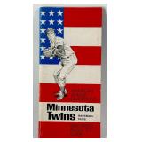 1966 Minnestoa Twins Vintage Baseball Media Guide - Beautiful Condition!