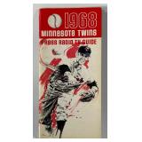 1968 Minnestoa Twins Vintage Baseball Media Guide - Beautiful Condition!