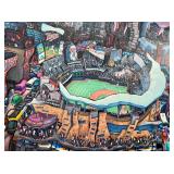'Home of The Twins - Target Field' Michael Birawer Baseball Framed Print